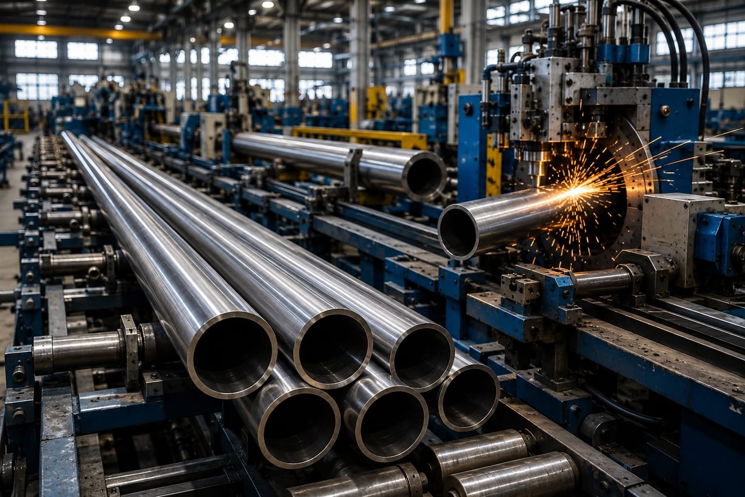 Precision Steel Tubes & Pipes Manufacturing