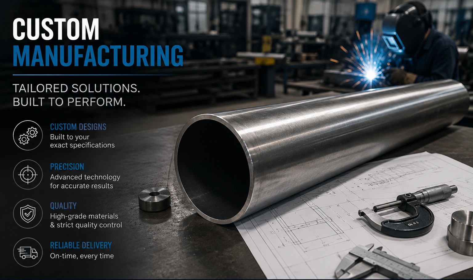 Precision Steel Tubes & Pipes Manufacturing